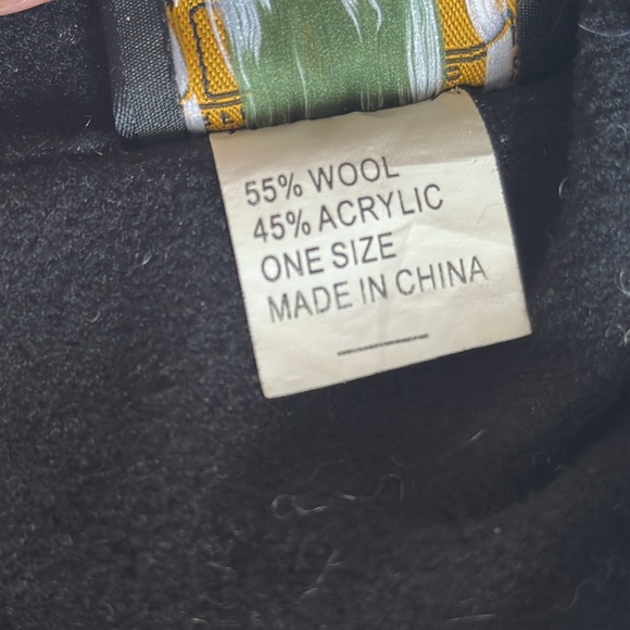 Dorfman Pacific Co. DPC Grey Red Green Tan Wool Blend Knit Hat Beanie OS - Picture 5 of 7